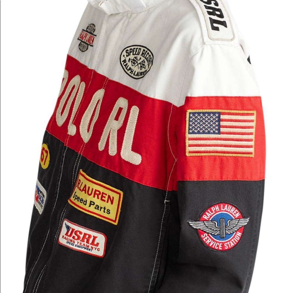 Cotton Polo / Ralph Lauren race car bomber